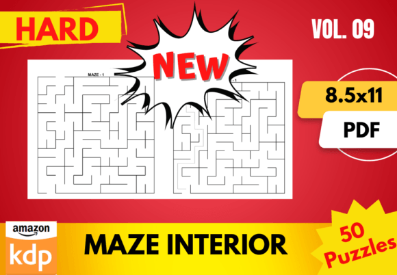 50 Hard Maze Puzzles KDP Interior-V.9: A Strategic Resource for Creators and Entrepreneurs