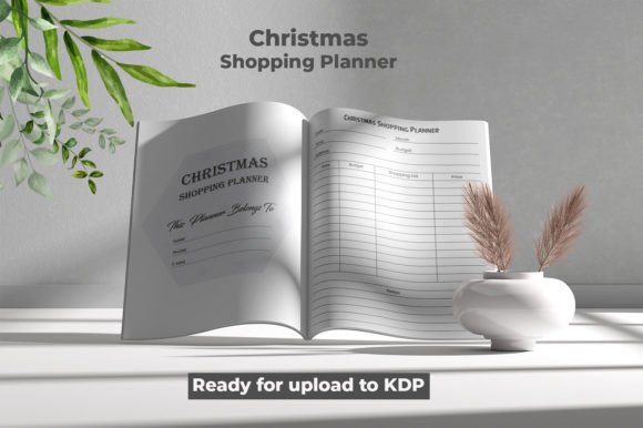 Christmas Shopping Planner KDP Interior: Designed for Seasonal Efficiency