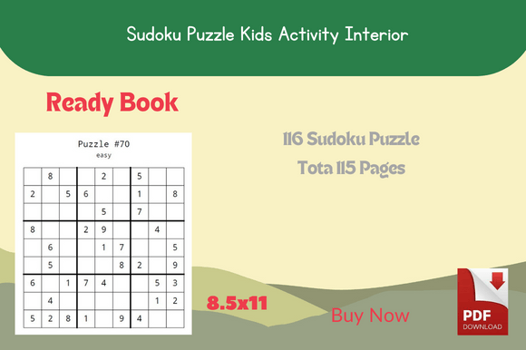 Engage Young Minds with a Premium Sudoku Puzzle Activity Page