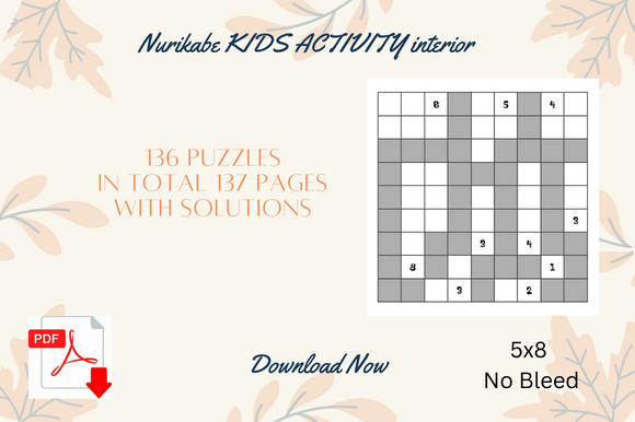 Evaluating 136 Nurikabe Puzzles as a Resource for Puzzle Books