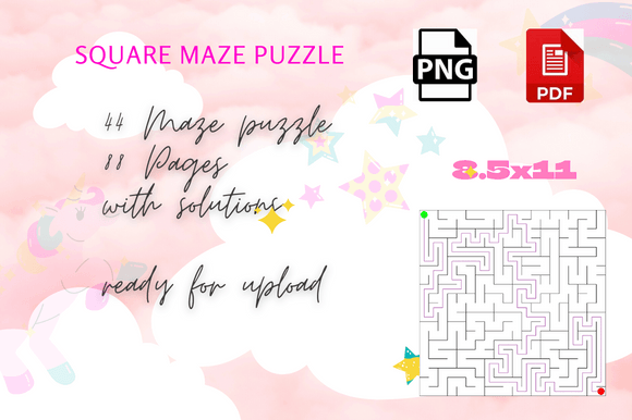 Evaluating Maze Medium Puzzle Activity for Print-On-Demand Publishing