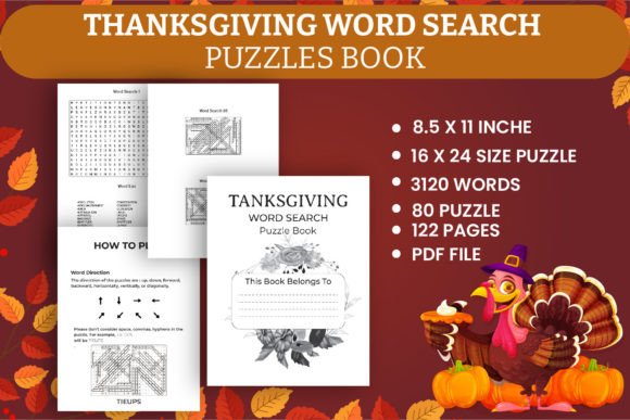 Evaluating Thanksgiving Word Search KDP Interiors: A Puzzle Book Analysis