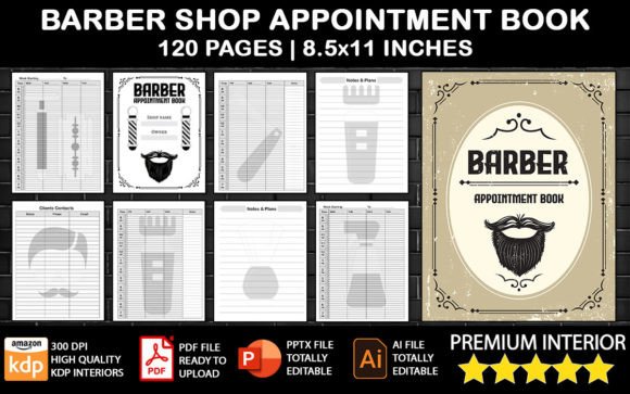 Master Your Barbering Schedule with the 2023 Appointment Planner