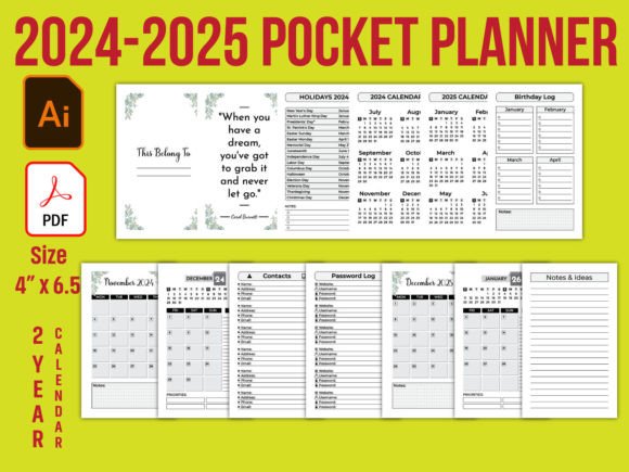 Master Your Schedule: The Practical Power of a Two-Year Pocket Planner