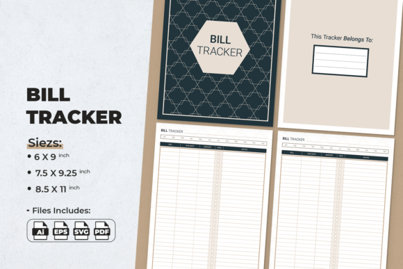 Organize Your Finances with a Bill Tracker Planner Template