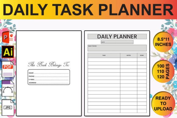 The Daily Task Planner Log Book KDP Interior: A Foundation for Productivity and Publishing