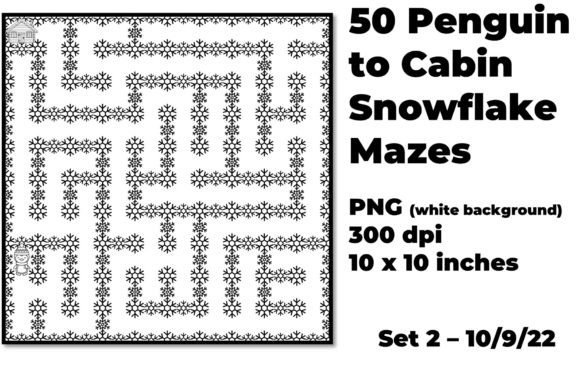 The Perfect Digital Resource: Exploring 50 Penguin to Cabin Snowflake Long Mazes