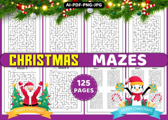 The Strategic Appeal of Christmas Mazes Rectangle Shape Puzzle for Modern Creators