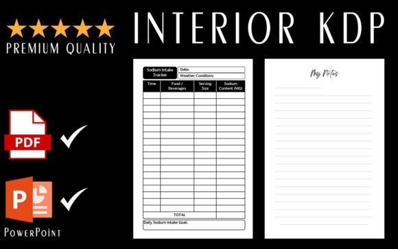 Your Guide to Healthier Living: Mastering Sodium Tracking with a Daily Log Book